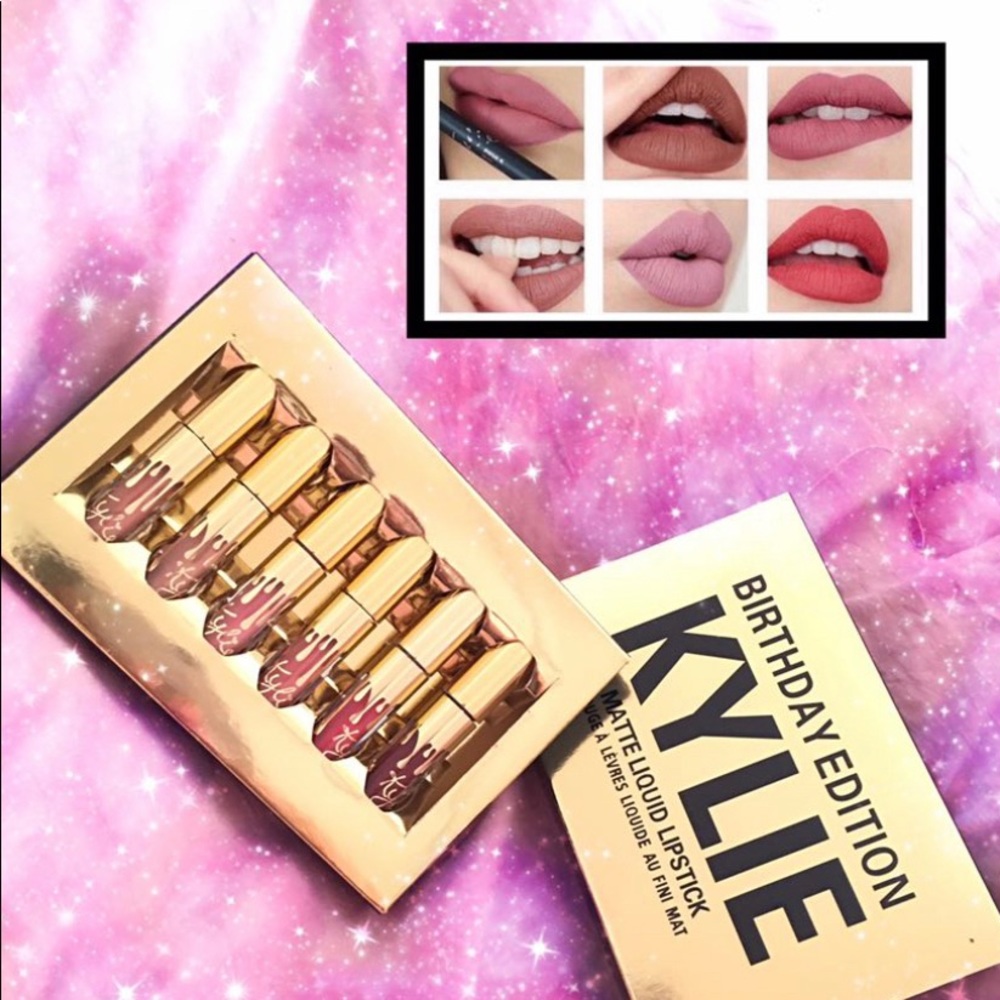 COPY - COPY - COPY - Kylie lipstick set 6 mini birthday edition
